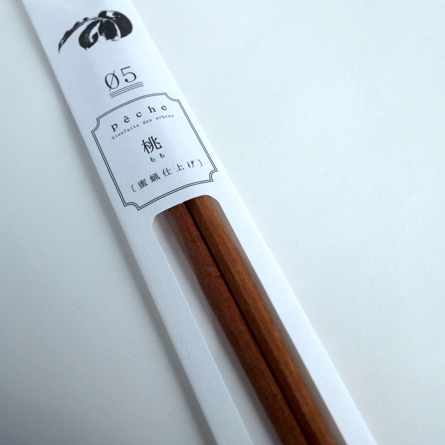 Natural and high quality peach wooden chopsticks