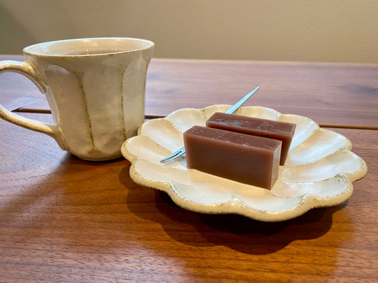 Japanese Dessert - Mizu Yokan (Red Bean Jelly)