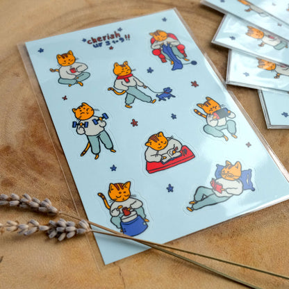 Cherish Ur 5 to 9 Sticker Sheet