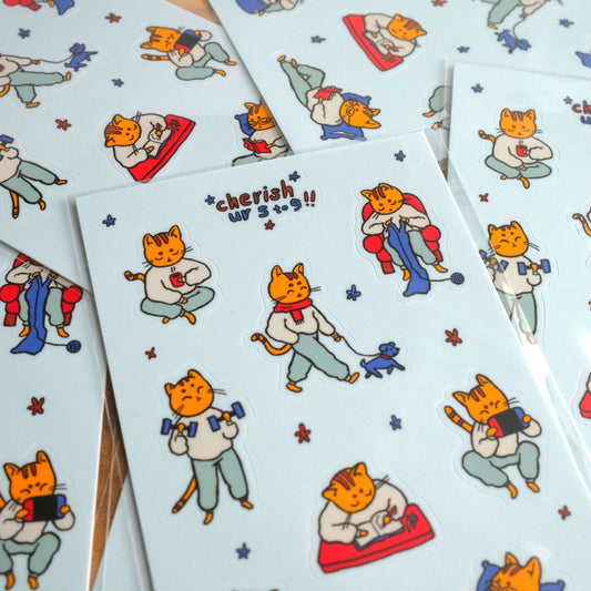 Cherish Ur 5 to 9 Sticker Sheet