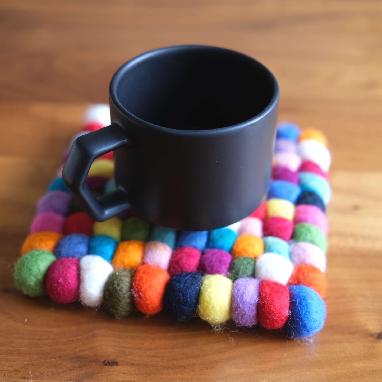 Handcrafted CHIPS stackable Mug - Black