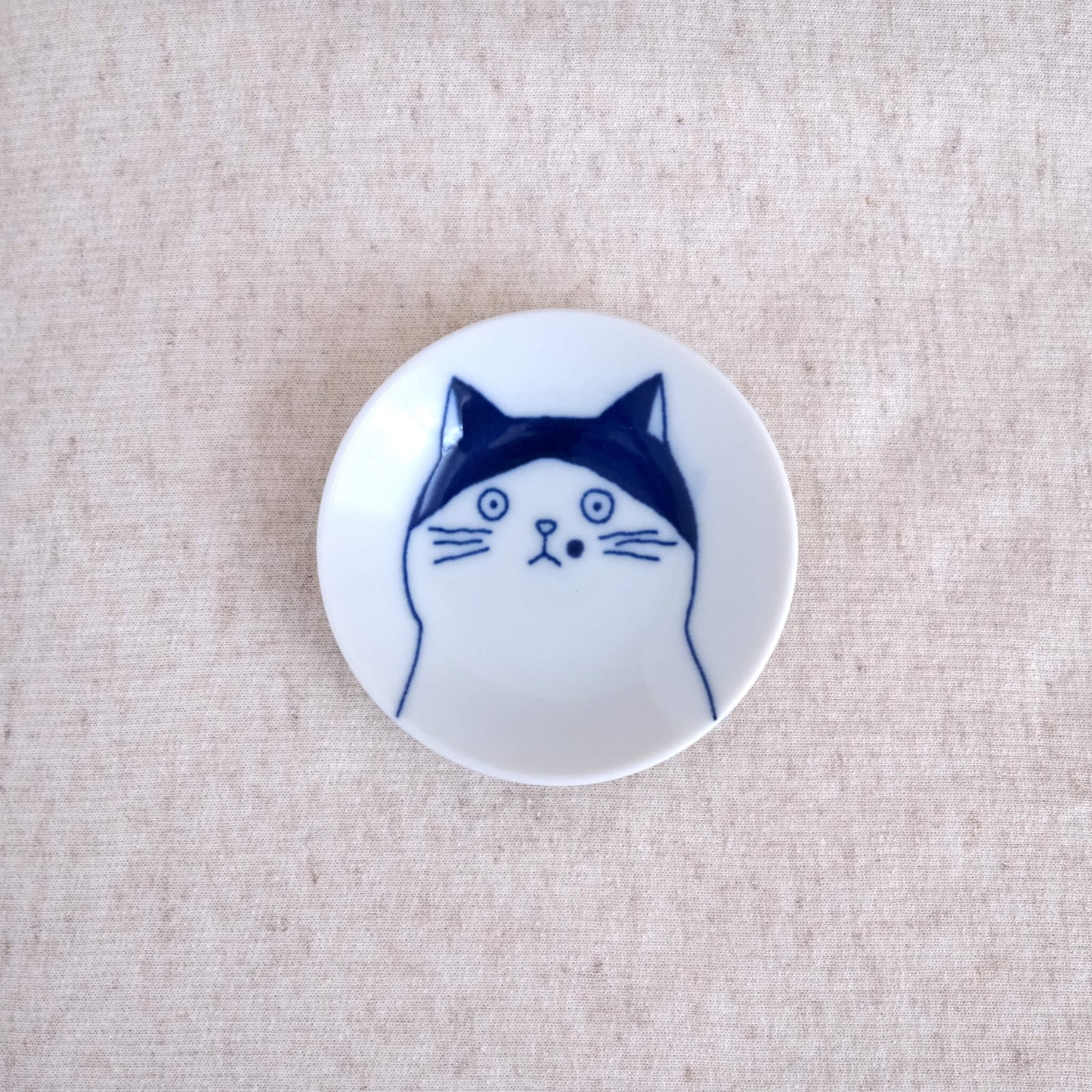 Cute Cat Design Sauce Plate