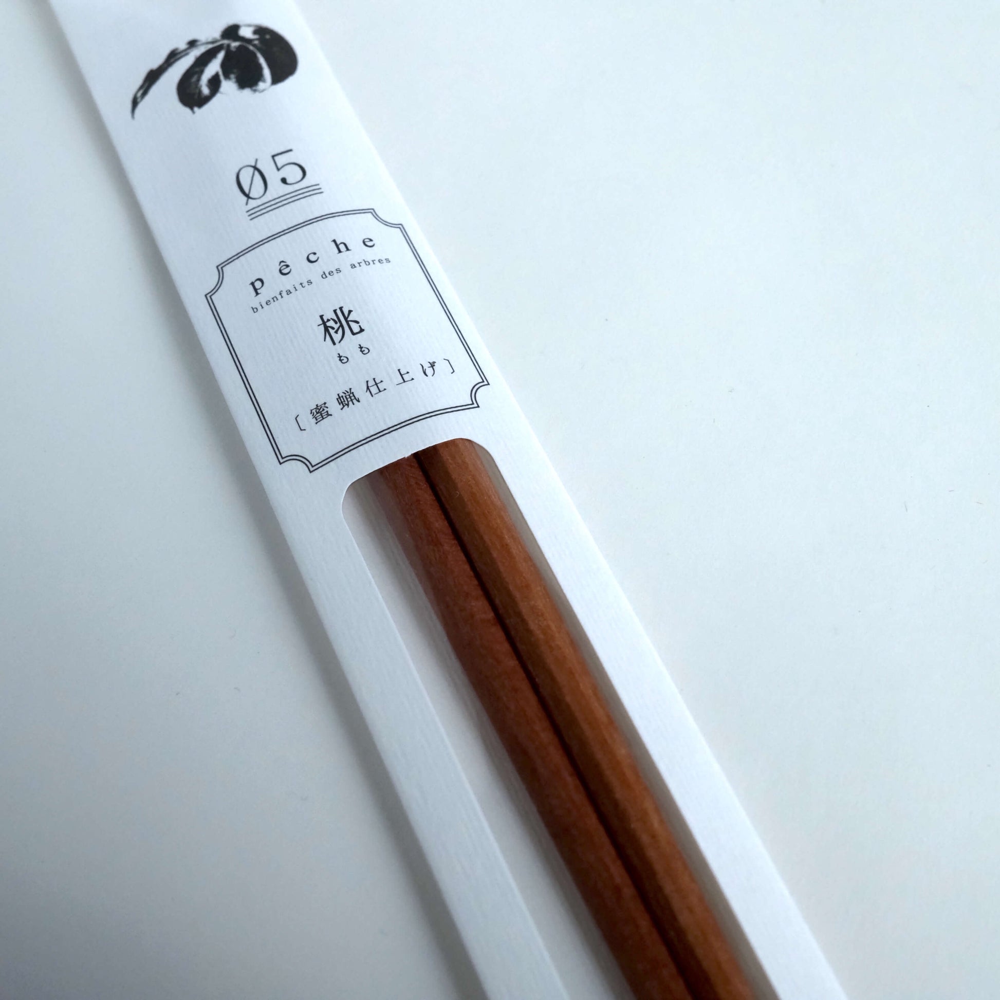 Natural and high quality peach wooden chopsticks