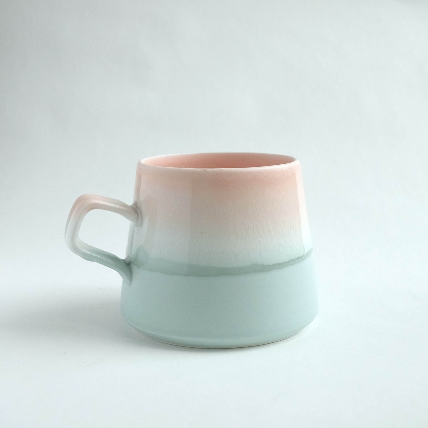 Mino ware Pastel Mug - Pink x Blue