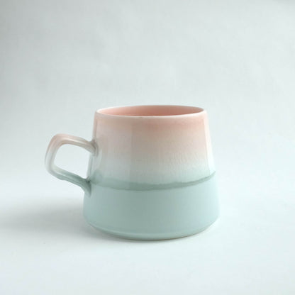 Mino ware Pastel Mug - Pink x Blue