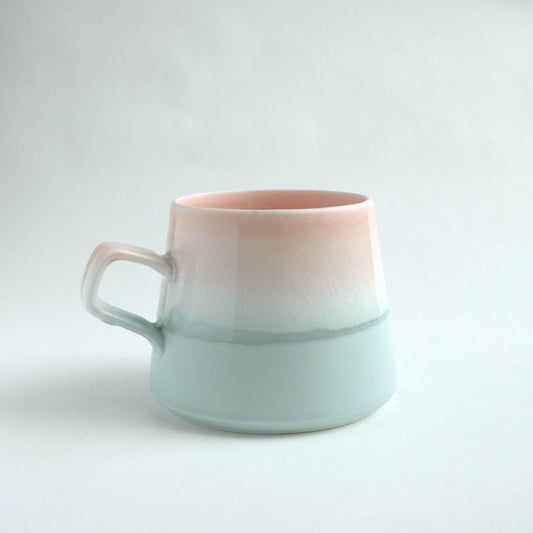 Mino ware Pastel Mug - Pink x Blue