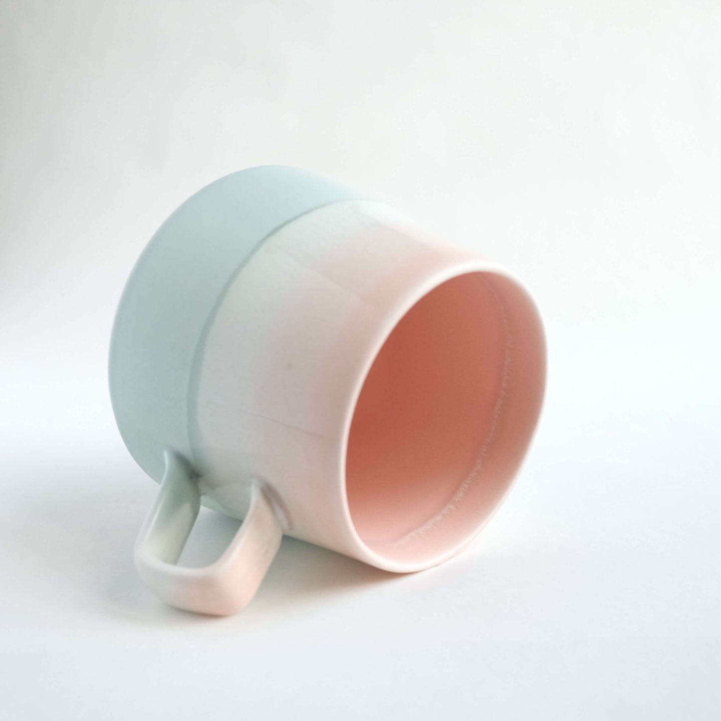 Mino ware Pastel Mug - Pink x Blue