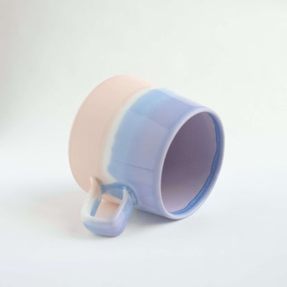 Mino ware Pastel Mug - Purple x Pink